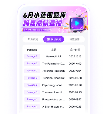 每月预测